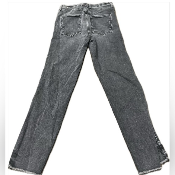 MCGUIRE Blank Denim Frayed Hem Zip Up Pants, Size 25 - Picture 2 of 10